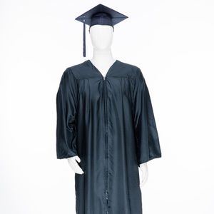 Penn State graduation cap and gown